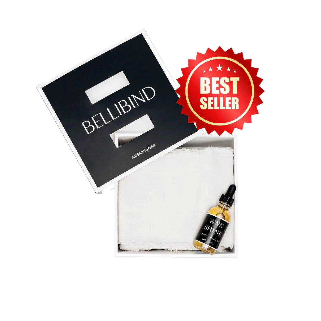 Belly Besties Postpartum Belly Wrap Kit | C-Section Safe | Sizes 0–20+