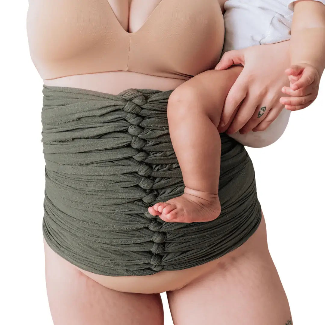 Belly Besties Postpartum Belly Wrap Kit | C-Section Safe | Sizes 0–20+