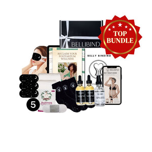 RECLAIM: Luxe Post - Birth Belly Enhancement Wrap & Recovery Ritual Bundle - BellibindBellibind